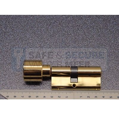 Pfaffenhain knopcilinder EB 35-knop30 in messingkleur SKG**®